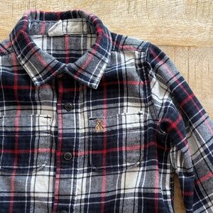 GAP Boys Plaid Flannel Shirt 3t